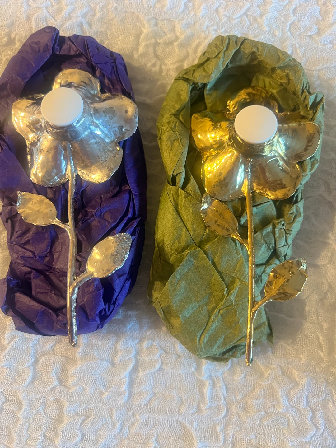 Siecle Paris Flower Drawer Pulls (Set of 2) salt and pepper set - photo 3