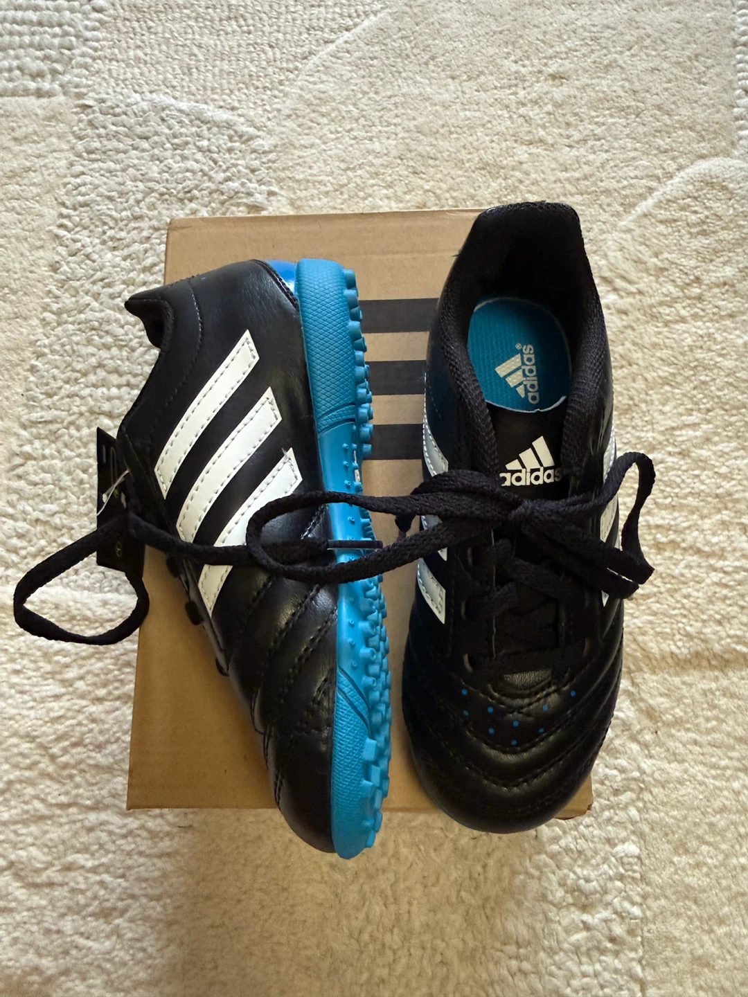 Adidas Soccer Cleats Black/White/Blue - photo 4