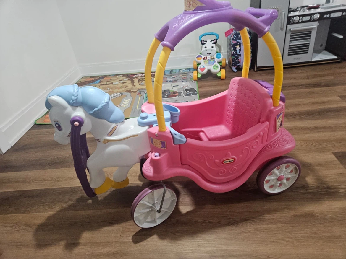Little Tikes Princess Horse & Carriage Ride-On Toy