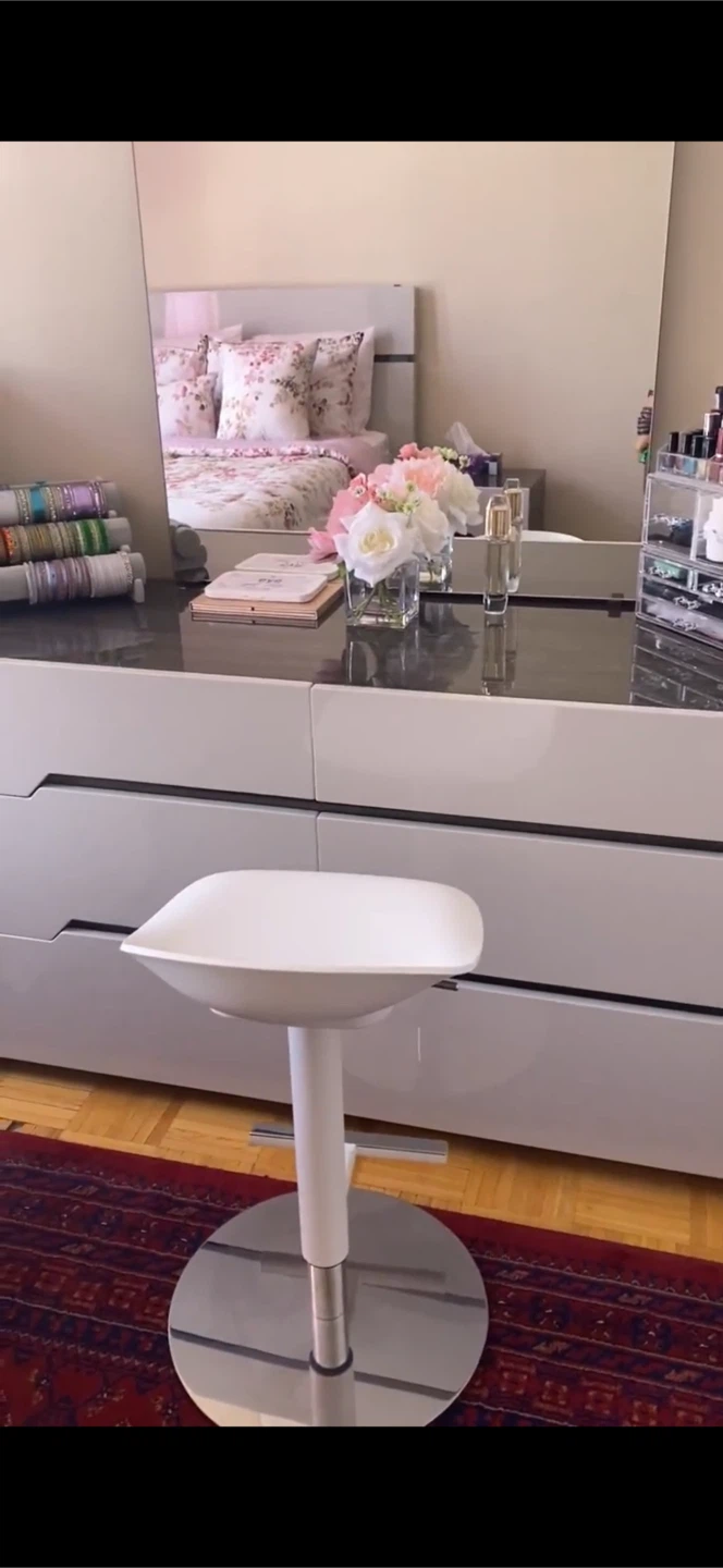 White Dresser and Nightstand Set