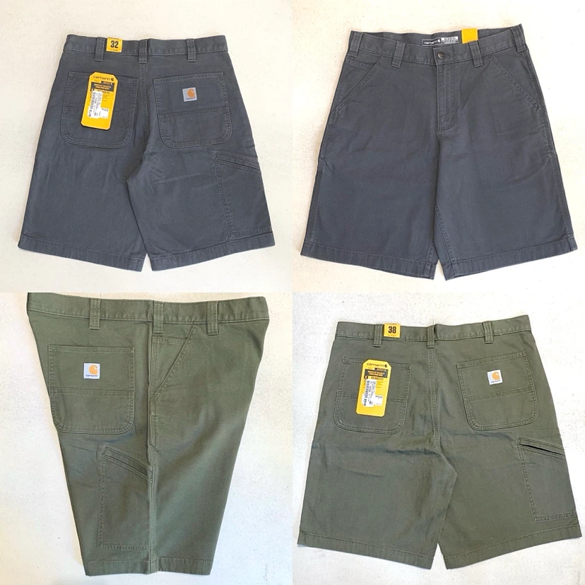 Carhartt Canvas Shorts Size 32, 38 Relaxed Fit 10" Inseam NEW