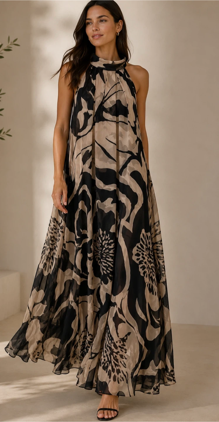 Bellambra Silk Blend Maxi Dress