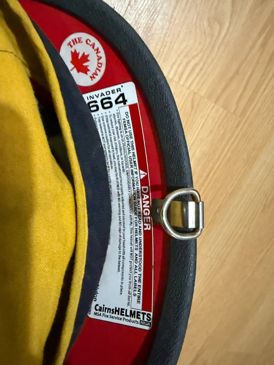 MSA Cairns Invader 664 Firefighter Helmet – Lieutenant – Large - photo 4