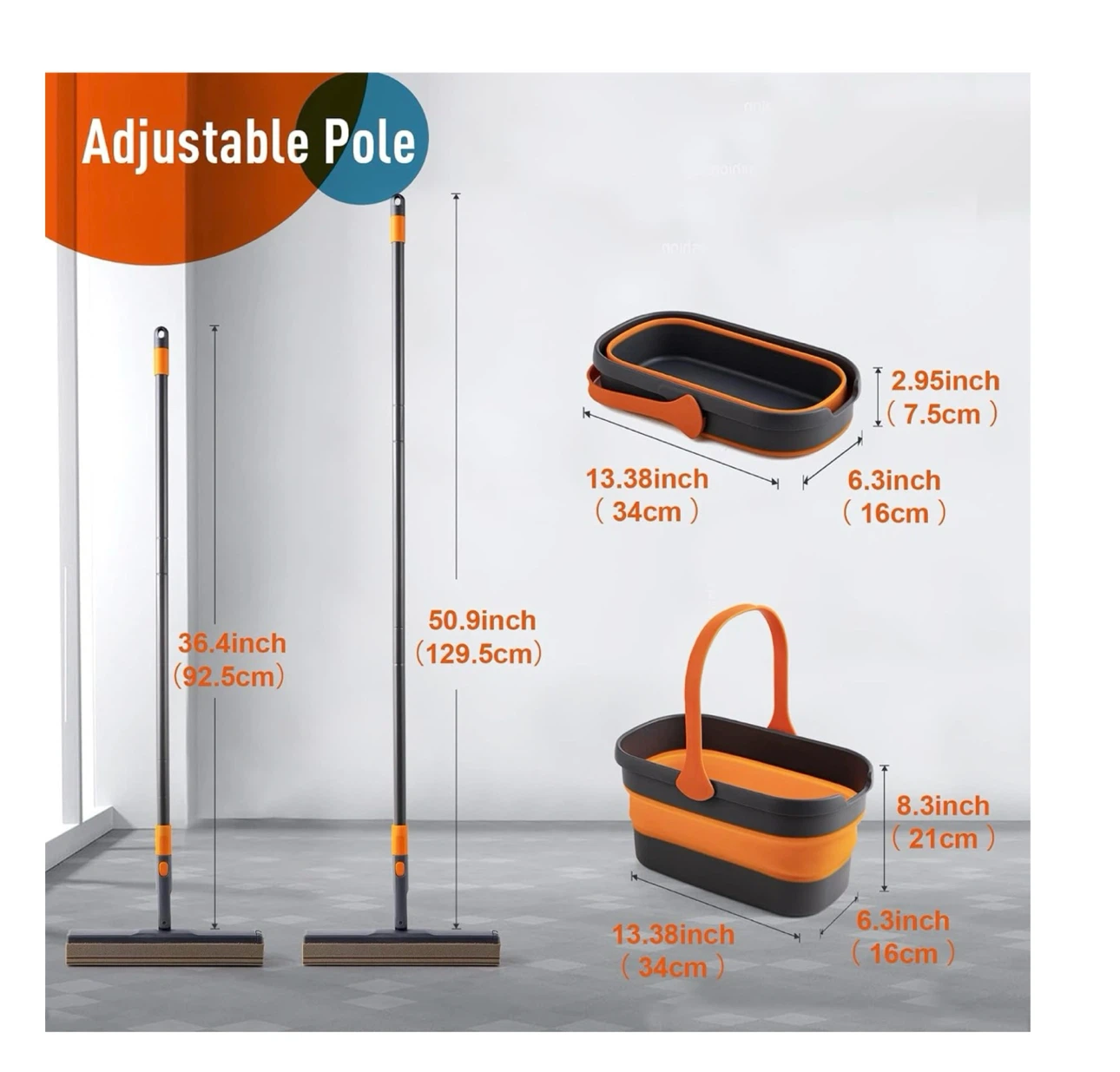 Brand new Sponge mop and Bucket Set - photo 4