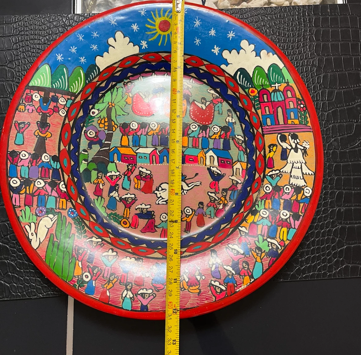 Decorative Folk Art Plate - photo 3