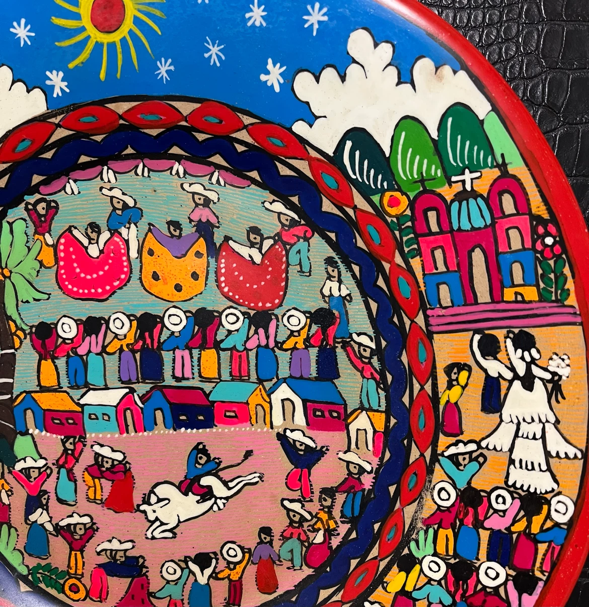 Decorative Folk Art Plate - photo 4