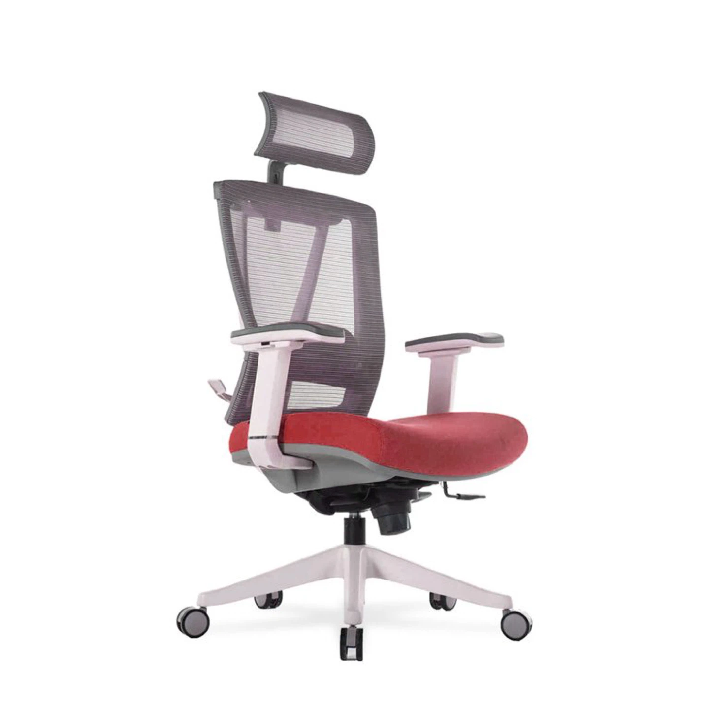 Ergonomic Office Chair - Red Mesh
