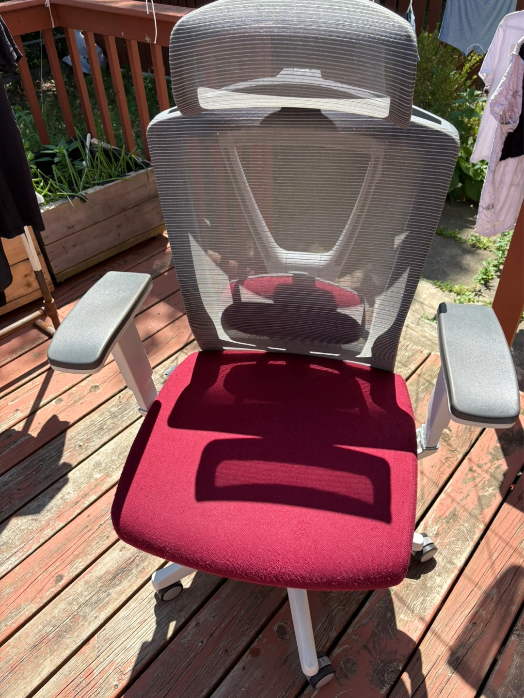 Ergonomic Office Chair - Red Mesh - photo 2
