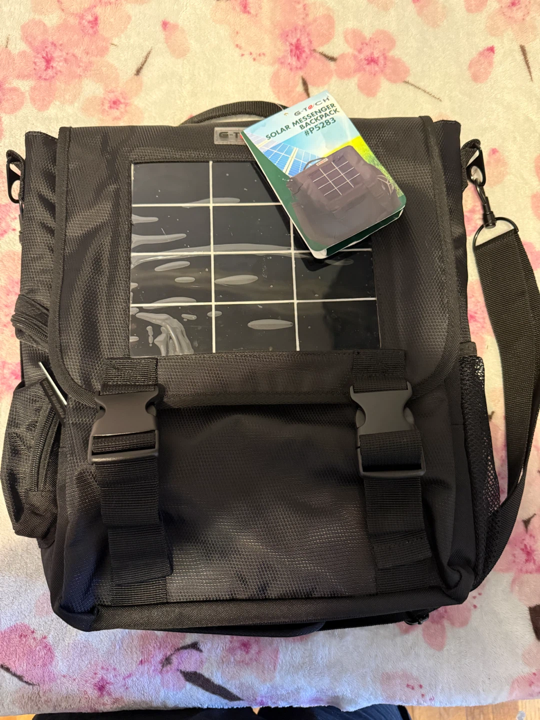 GICTECH Solar Messenger Backpack