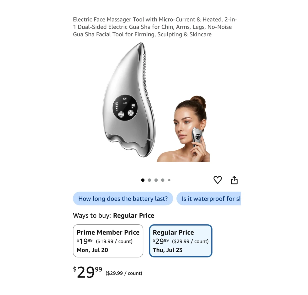 Brand new Electric Face Massager Tool