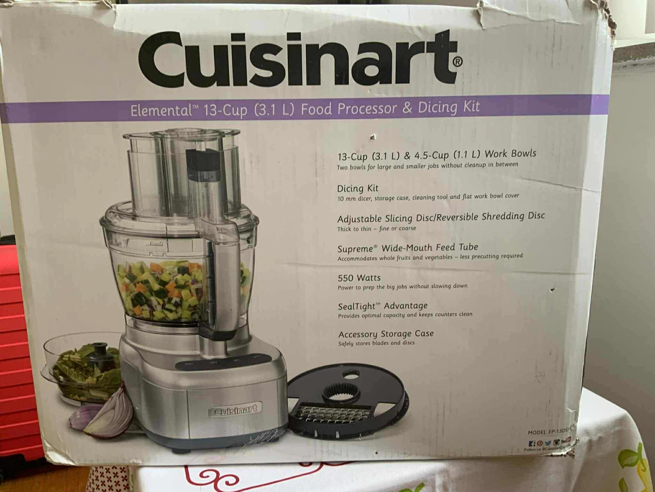 Cuisinart Elemental 13-Cup Food Processor & Dicing Kit