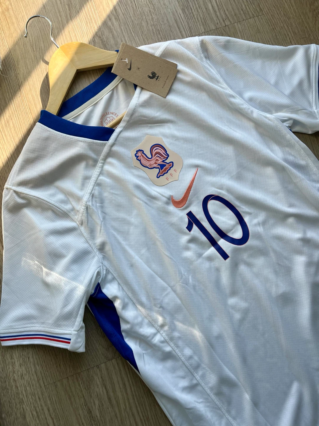 France Soccer Jersey Mbappé #10 Size S