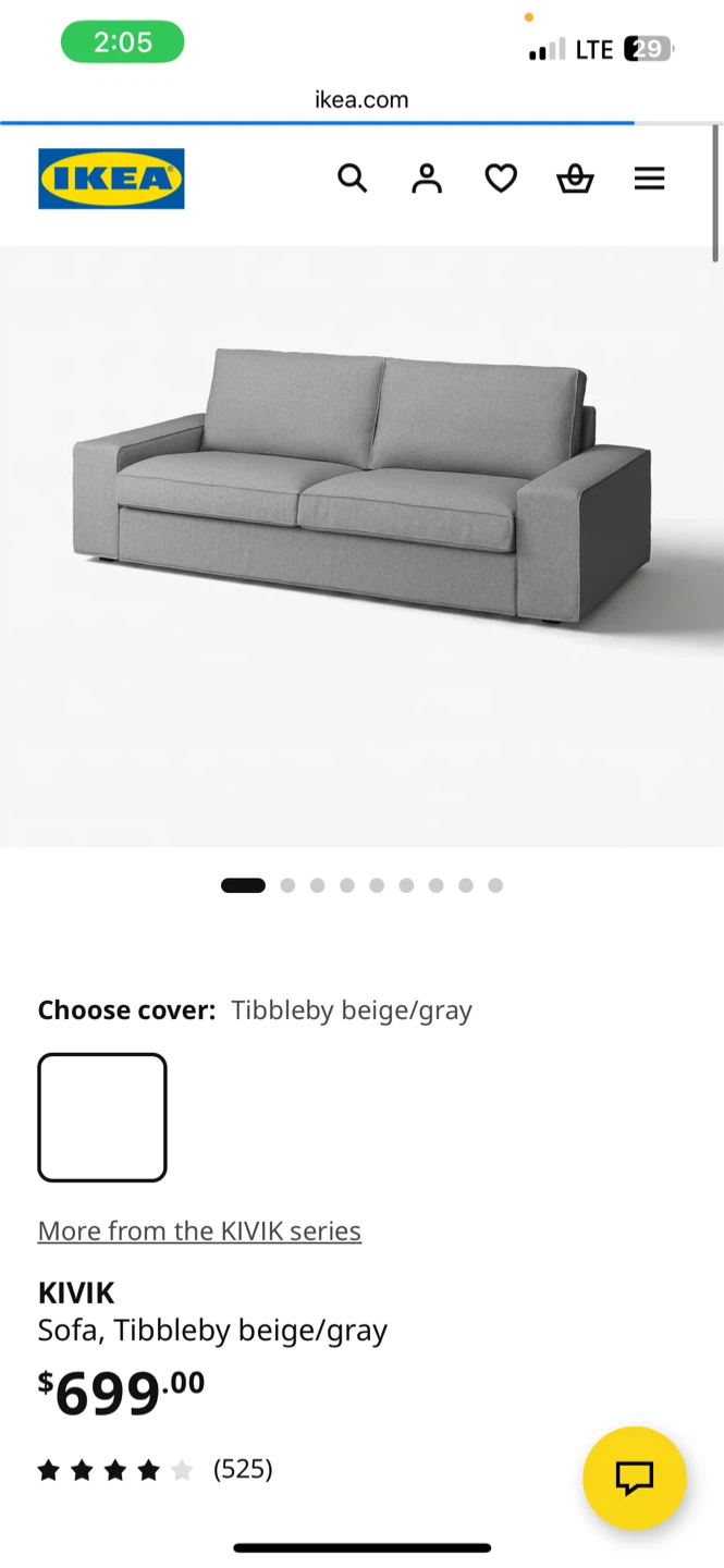 Sectional Sofa with Ottoman - photo 3