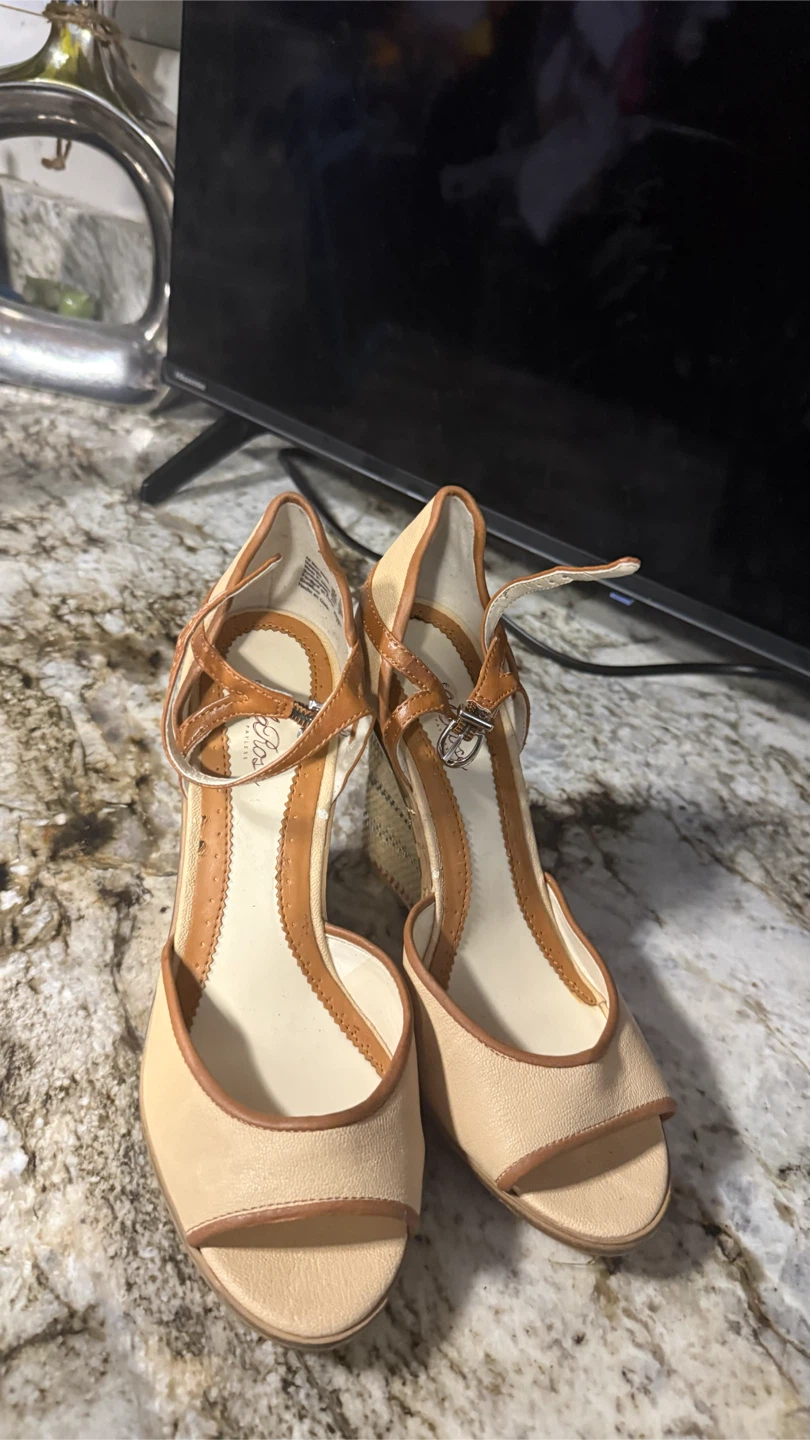 Lola Rose Women's Wedge Sandals Size 7.5 check more pictures - photo 3