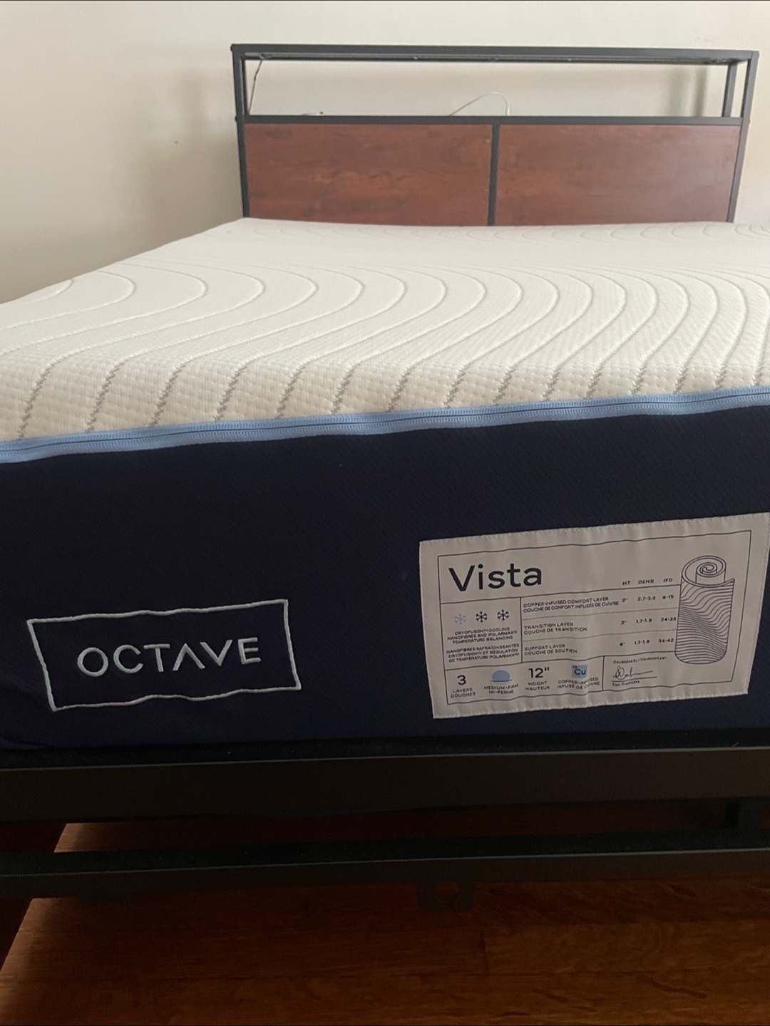Double Storage Bed + Octave Vista Memory Foam Mattress - photo 3
