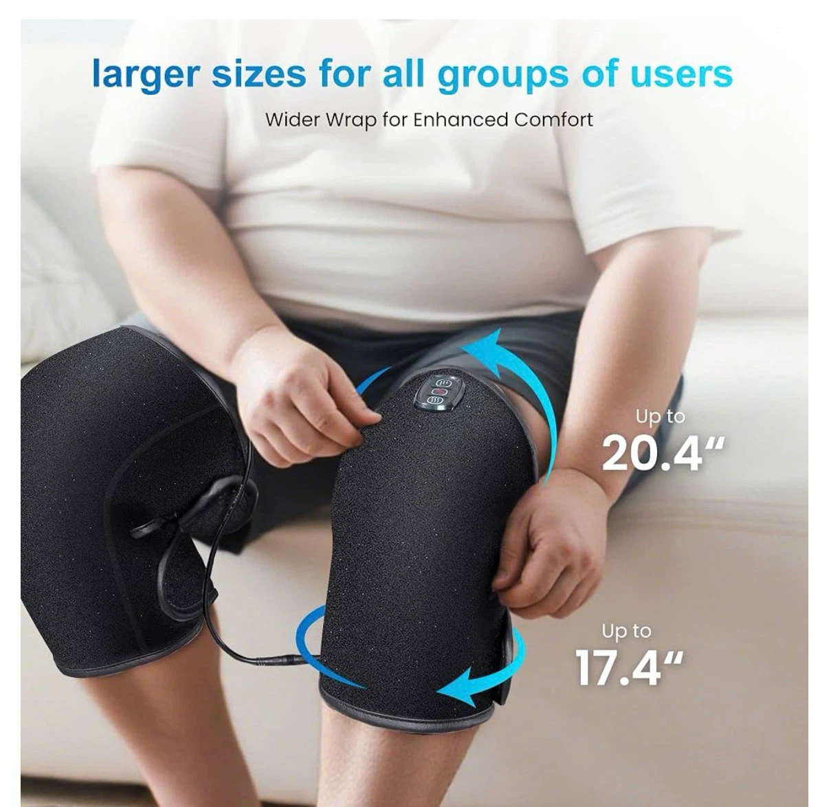 COMFIER Heated Knee Massager with Vibration - photo 5