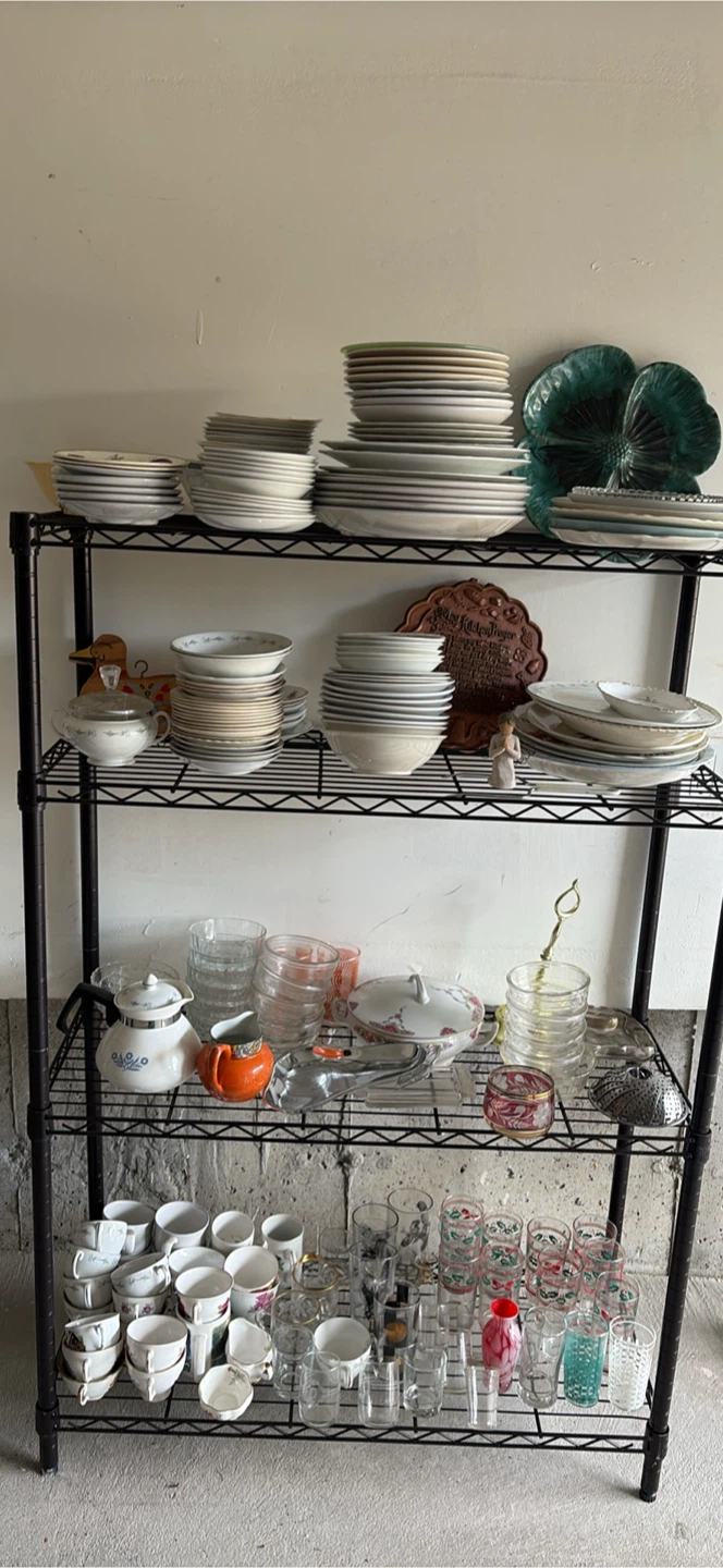 Assorted Vintage Floral Plates