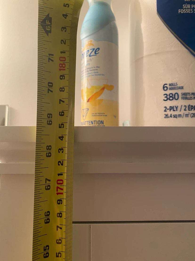 MUST GO- White Bathroom Storage Cabinet - photo 3
