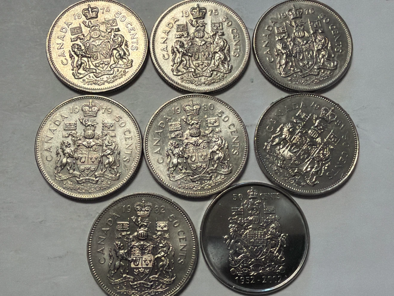 Collection of Canadian 50 Cent Coins - photo 3