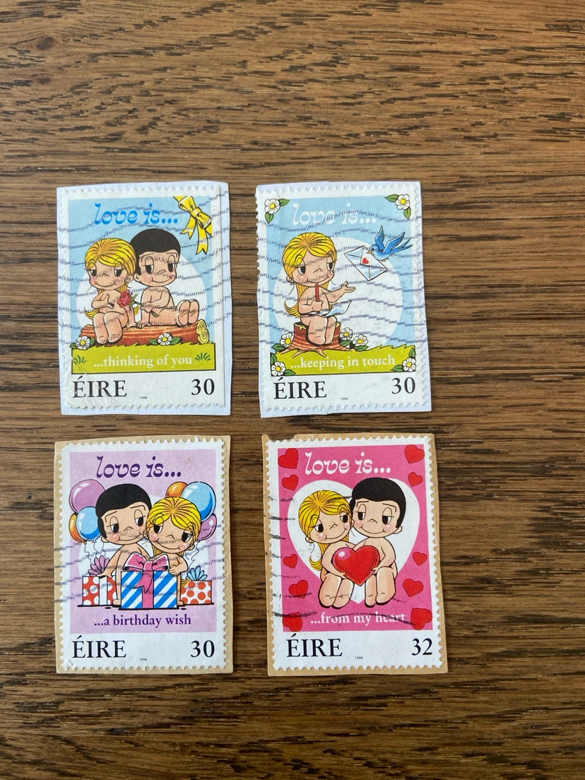 Love Is... stamps (4) ÉIRE