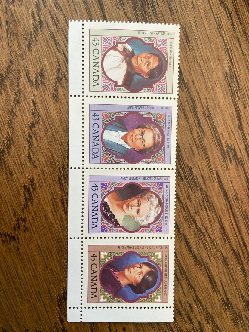 Canada 43¢ Stamps - Notable Women