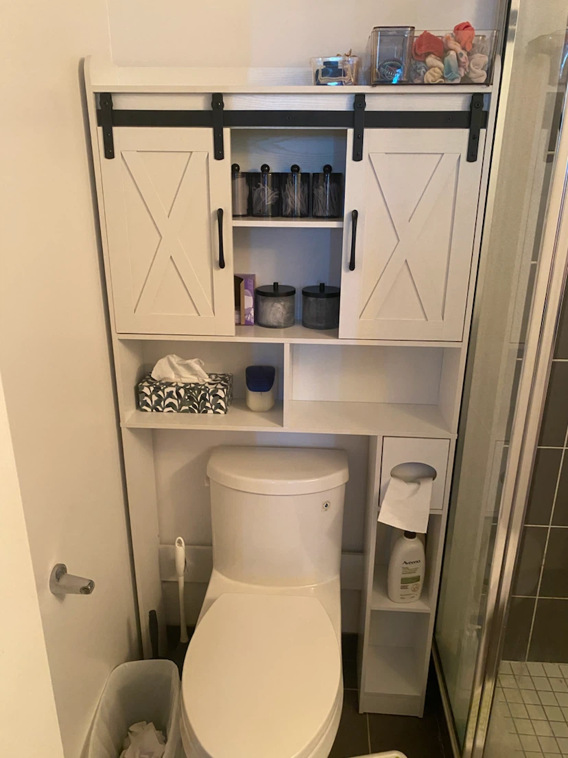 MUST GO- Over-the-Toilet Storage Cabinet