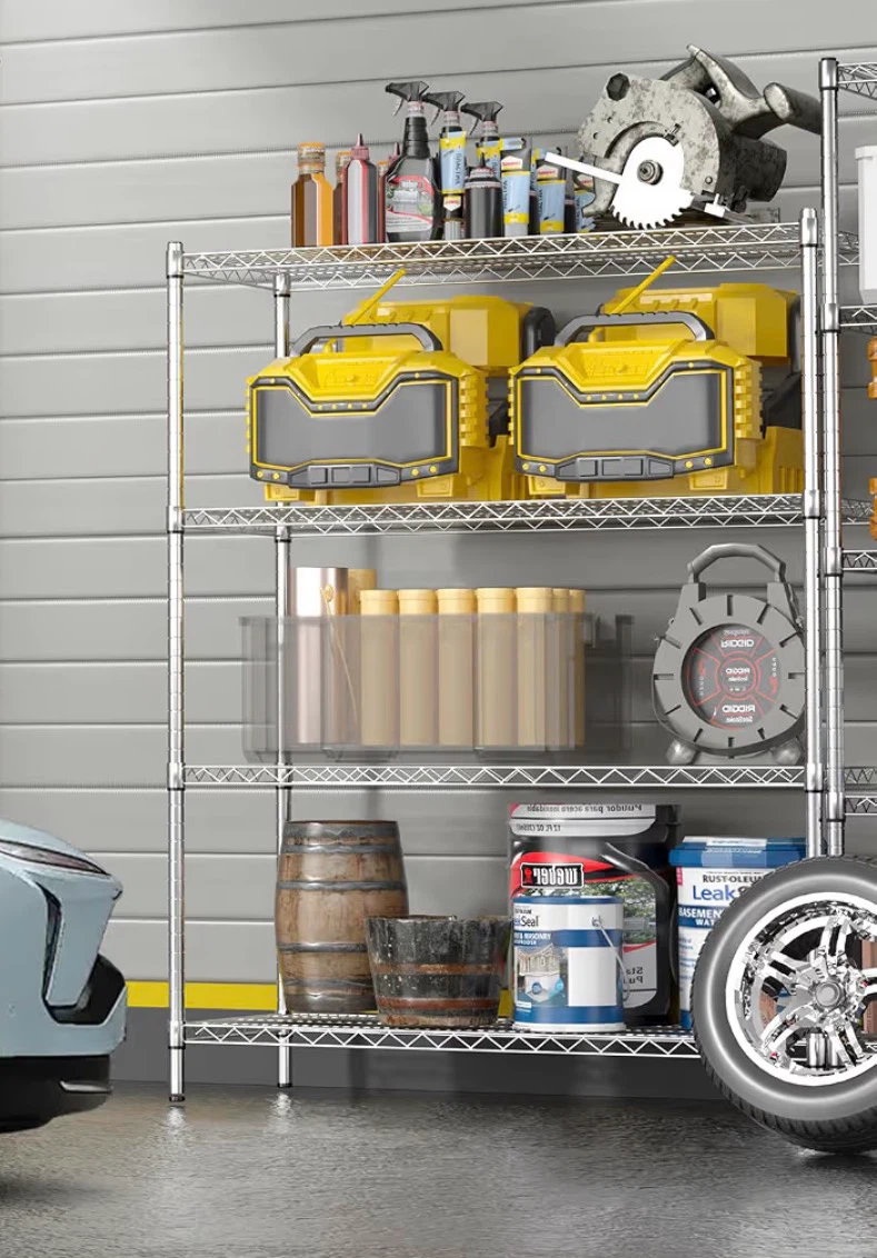 5-Tier Metal Wire Shelving Unit - photo 2