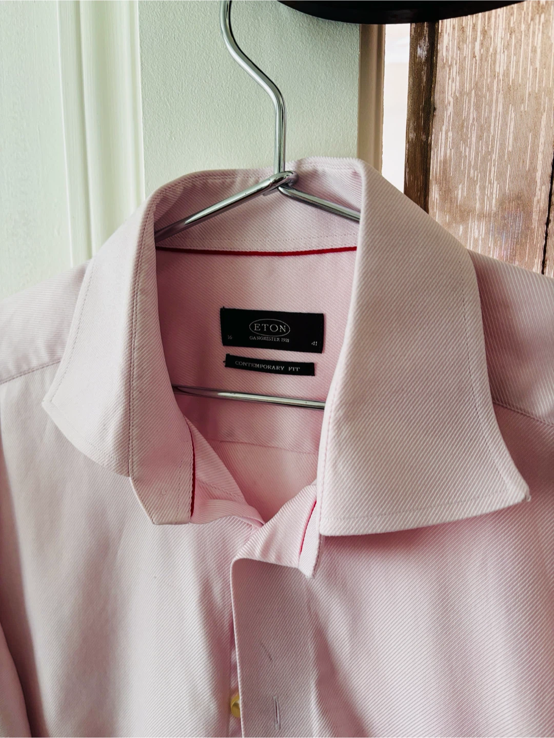 $350 Eton Men’s Dress Shirt - Light Pink