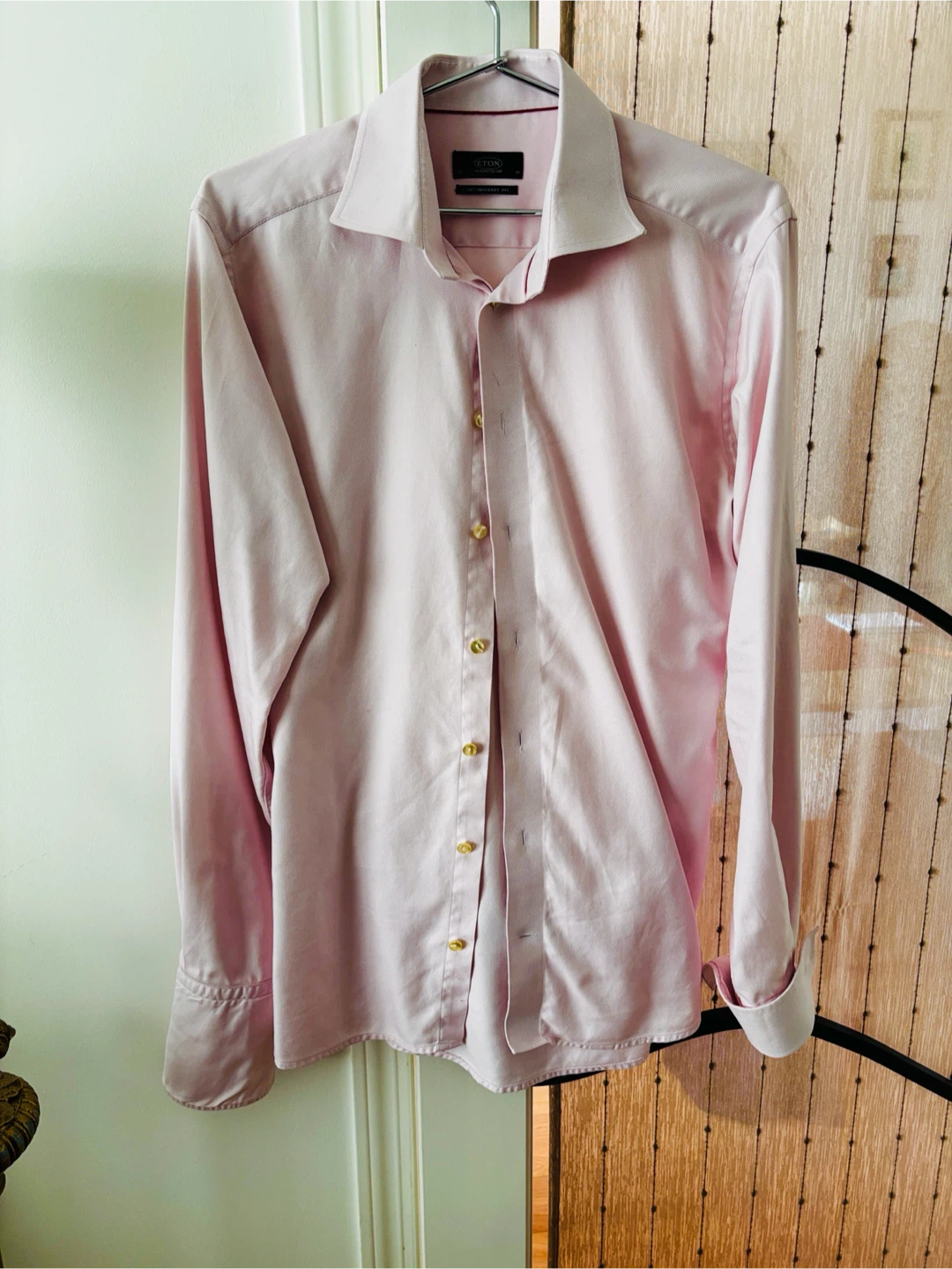 $350 Eton Men’s Dress Shirt - Light Pink - photo 2