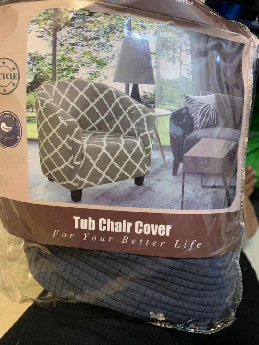 High Elastic Tub Chair Cover - photo 2