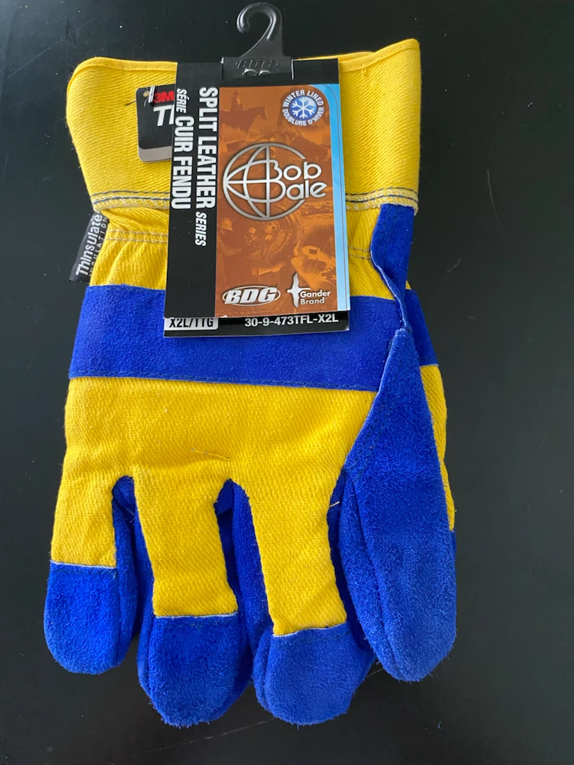 NEW! “Bob Dale” Work Gloves with Thinsulate Lining - X2L