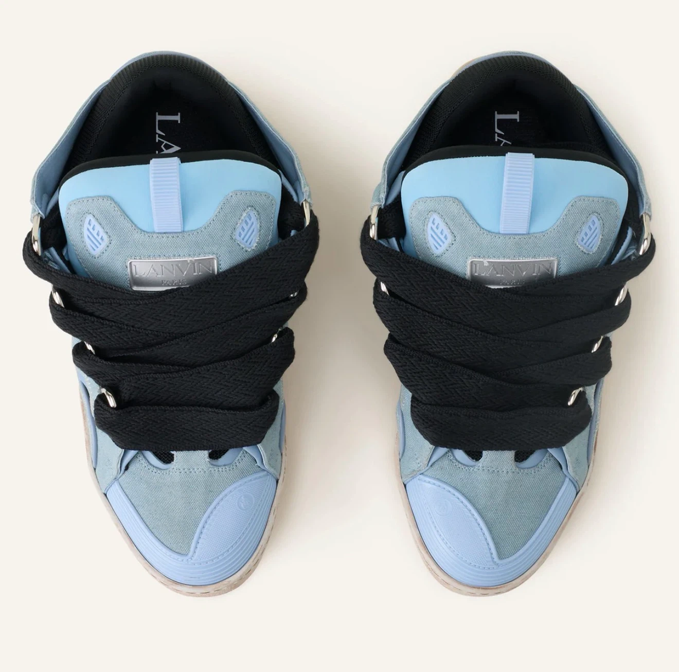 Lanvin Curb Sneakers - Light Blue