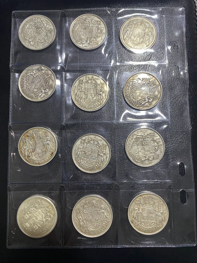 Collection of Canadian Silver Coins - photo 3