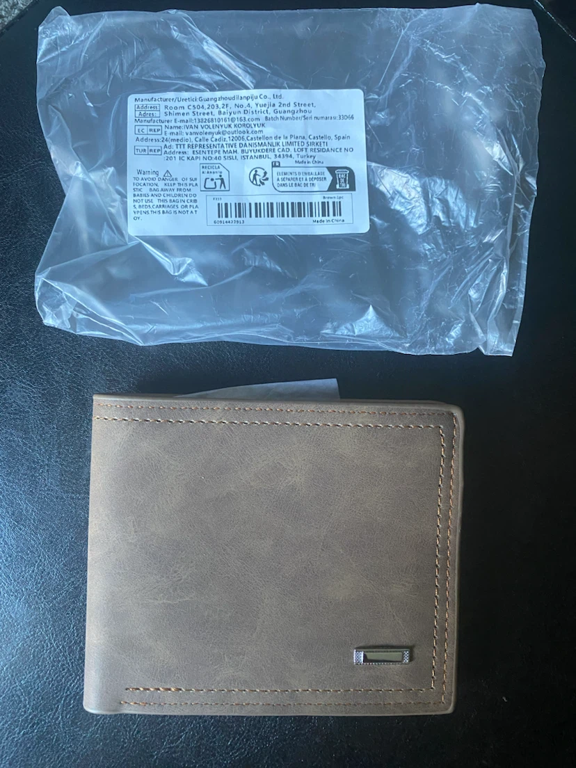 Brown Bifold Wallet