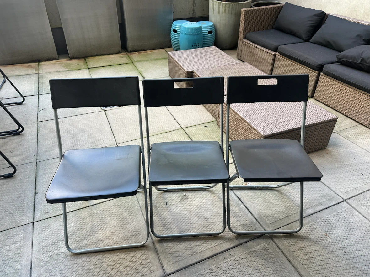 Outbound Camping Chair + 3 Folding Chairs Set – $15 - photo 3