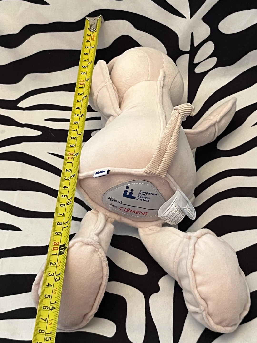 🩷 Kangaroo Plush - Special Edition CHU Sainte‑Justine Foundation - photo 3