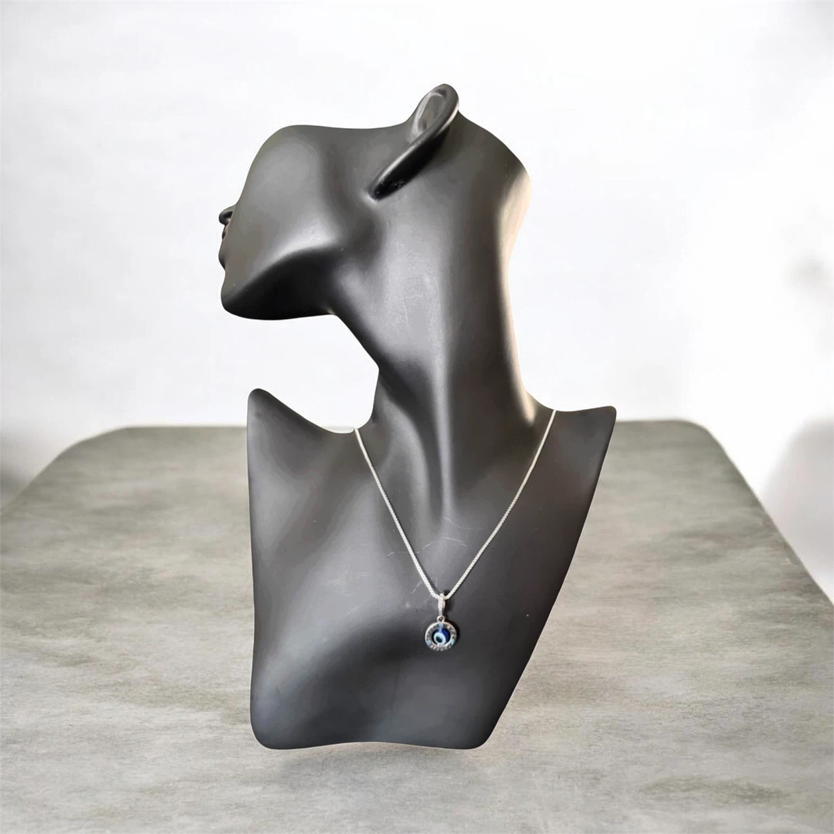 Sterling Silver Evil Eye Necklace - photo 2