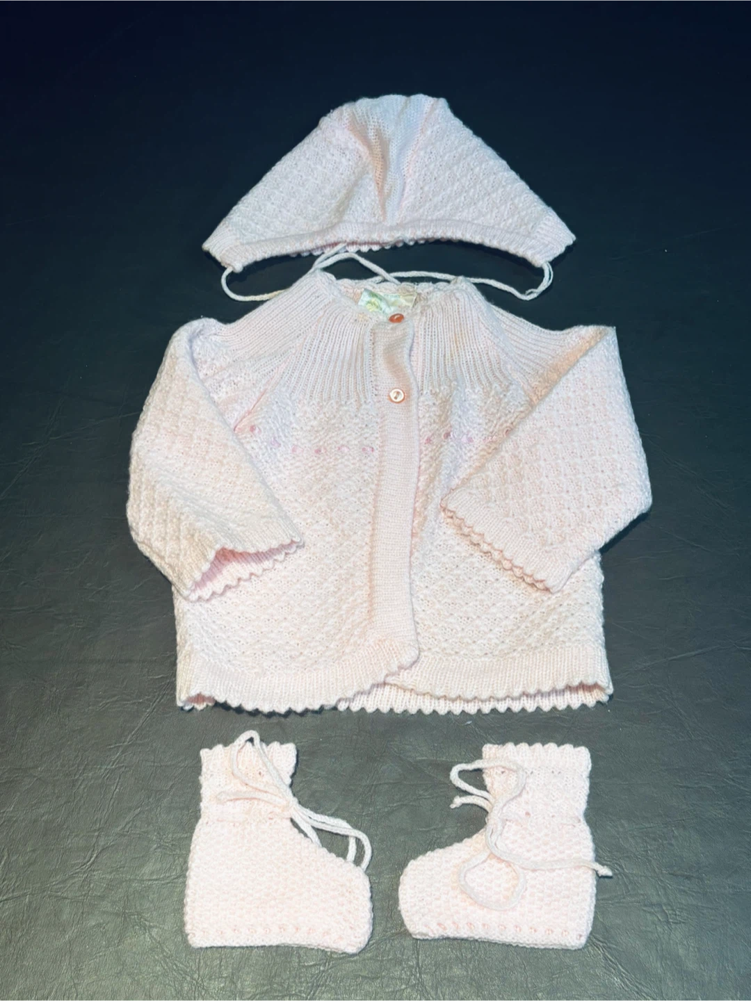 New Baby Girl Knit Outfit