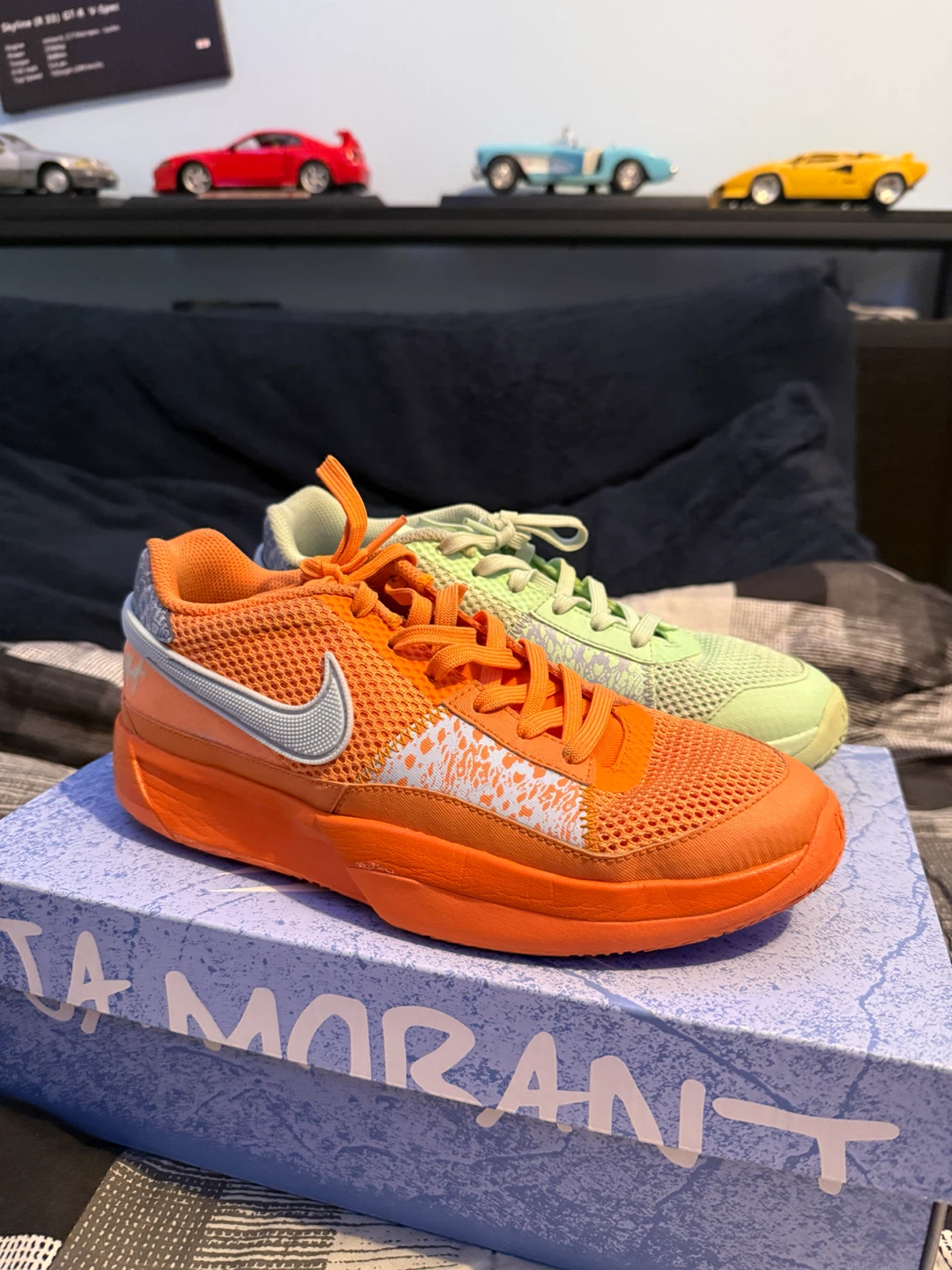 Nike Ja 1 (GS) Bright Mandarin/White Shoes