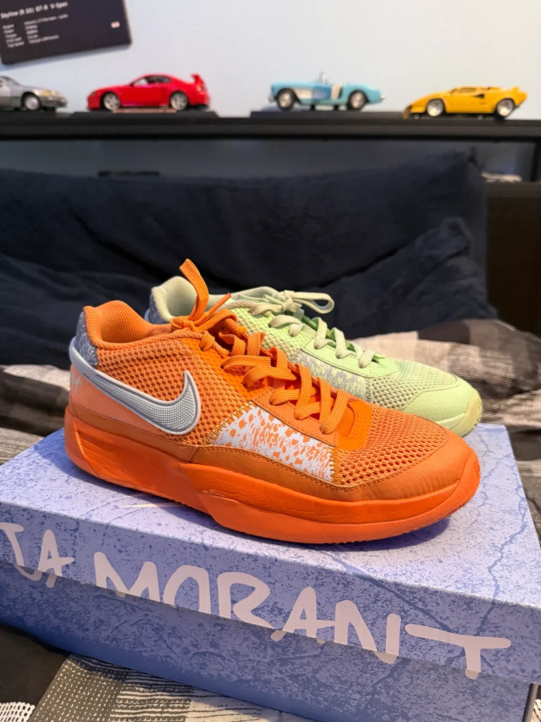 Nike Ja 1 (GS) Bright Mandarin/White Shoes
