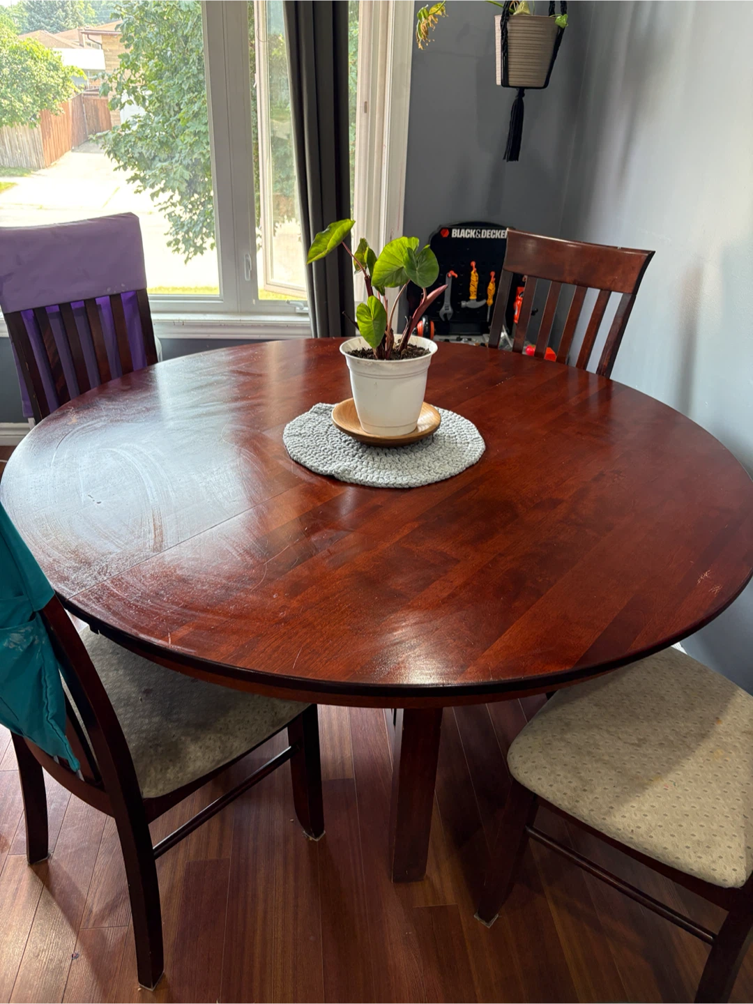 Oak dining table
