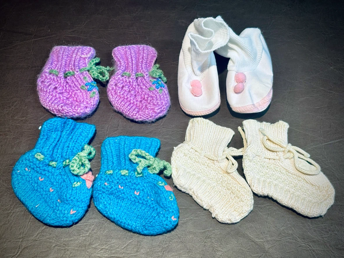 Crocheted Baby Booties