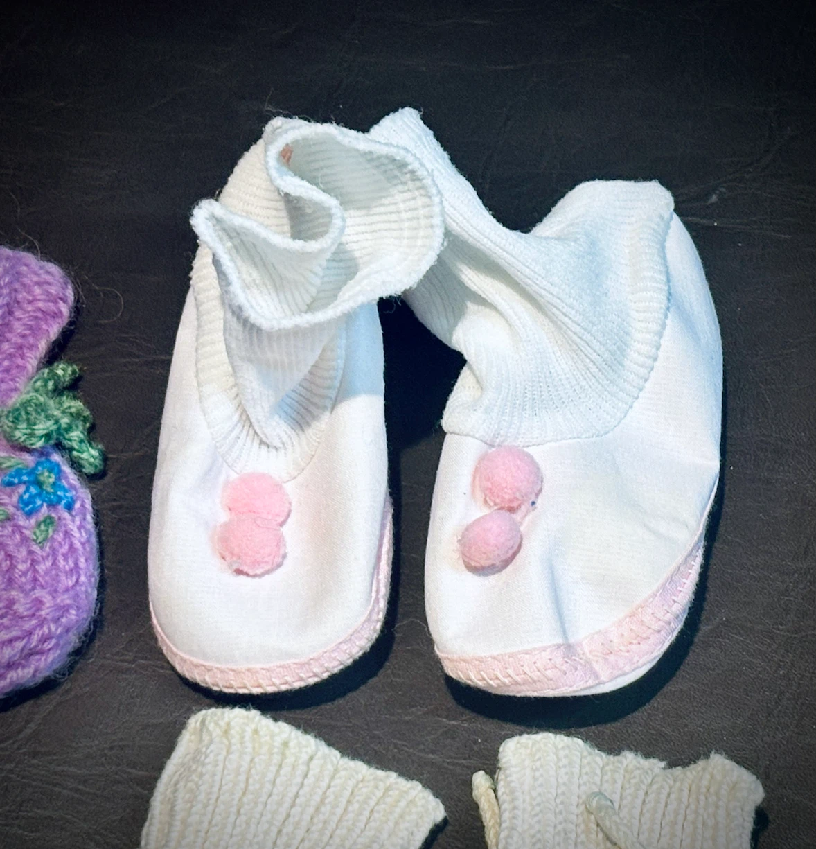 Crocheted Baby Booties - photo 5