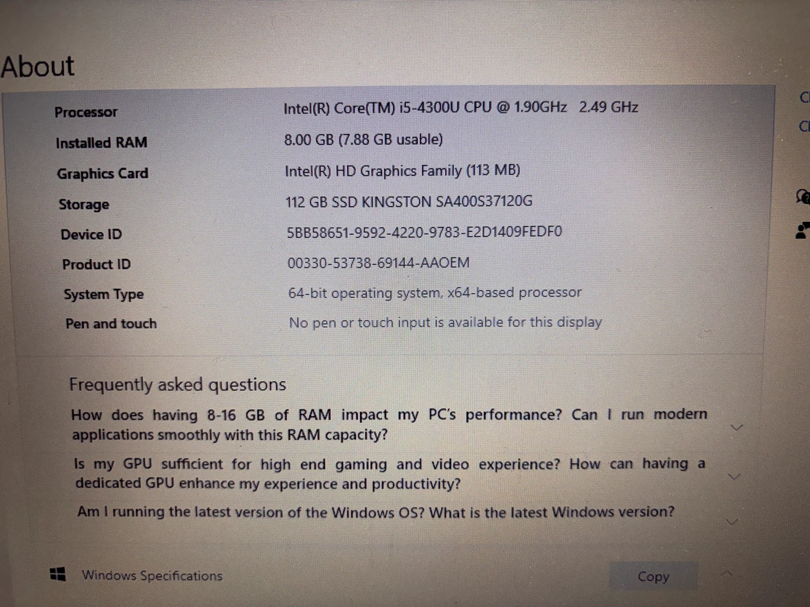 Lenovo ThinkPad T440 Laptop - photo 4