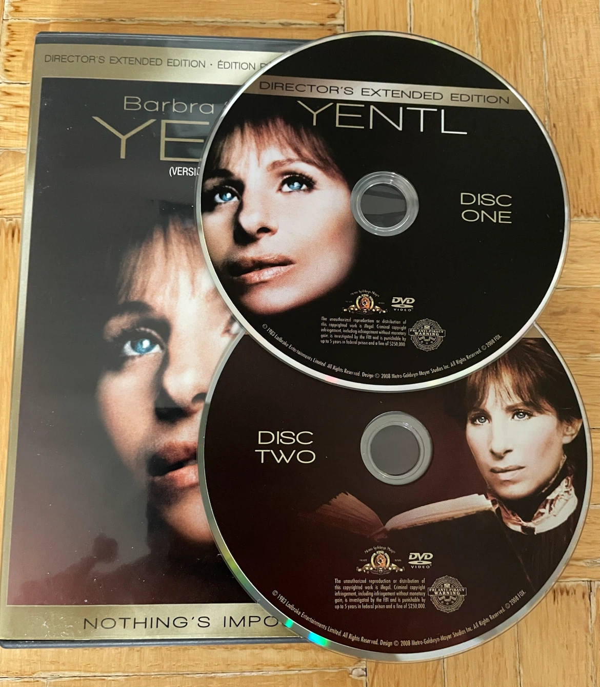 Yentl 2 Dvd Set, Out Of Print