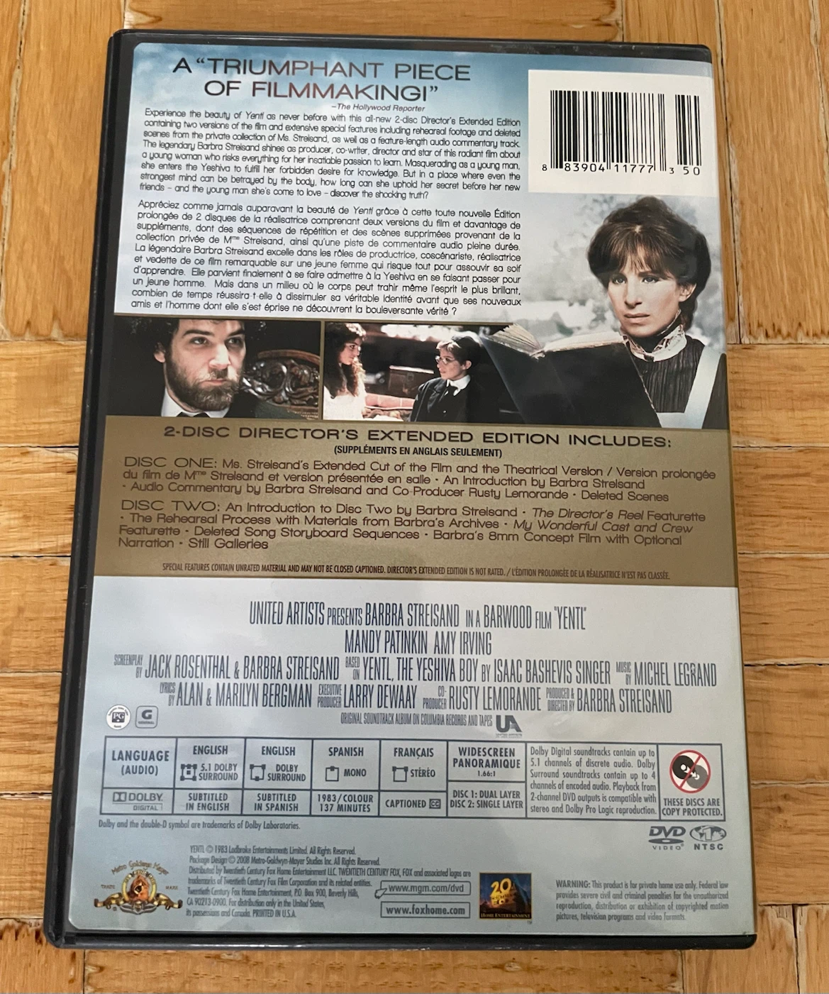 Yentl 2 Dvd Set, Out Of Print - photo 3