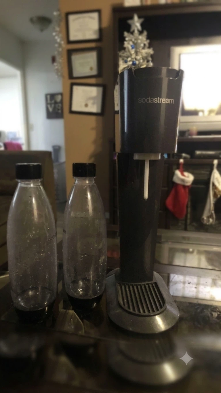 SodaStream Sparkling Water Maker with 2 Bottles