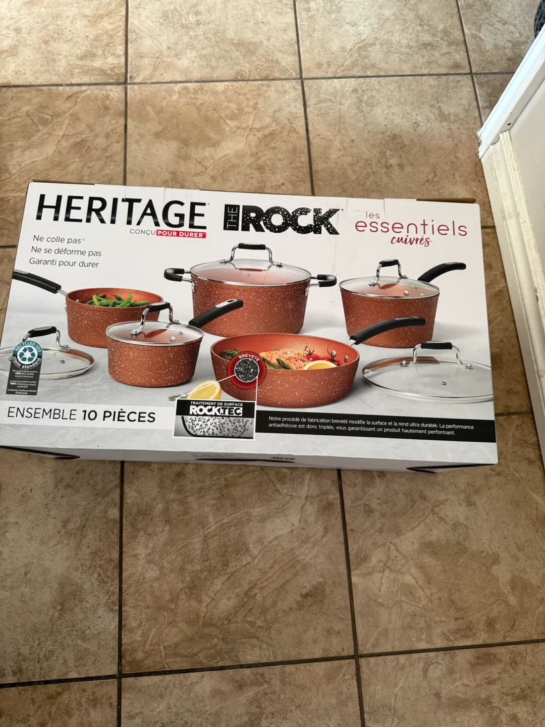 Heritage The Rock Copper Essentials 10 Piece Cookware Set
