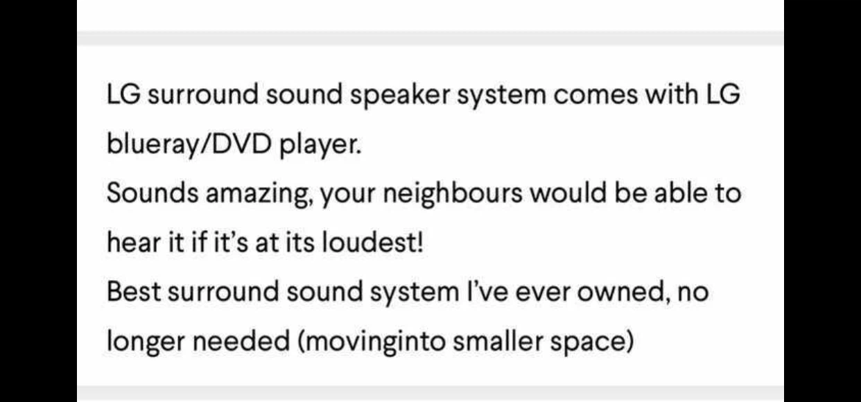 LG Surround Sound Speaker System with Blu-ray/DVD Player - photo 3