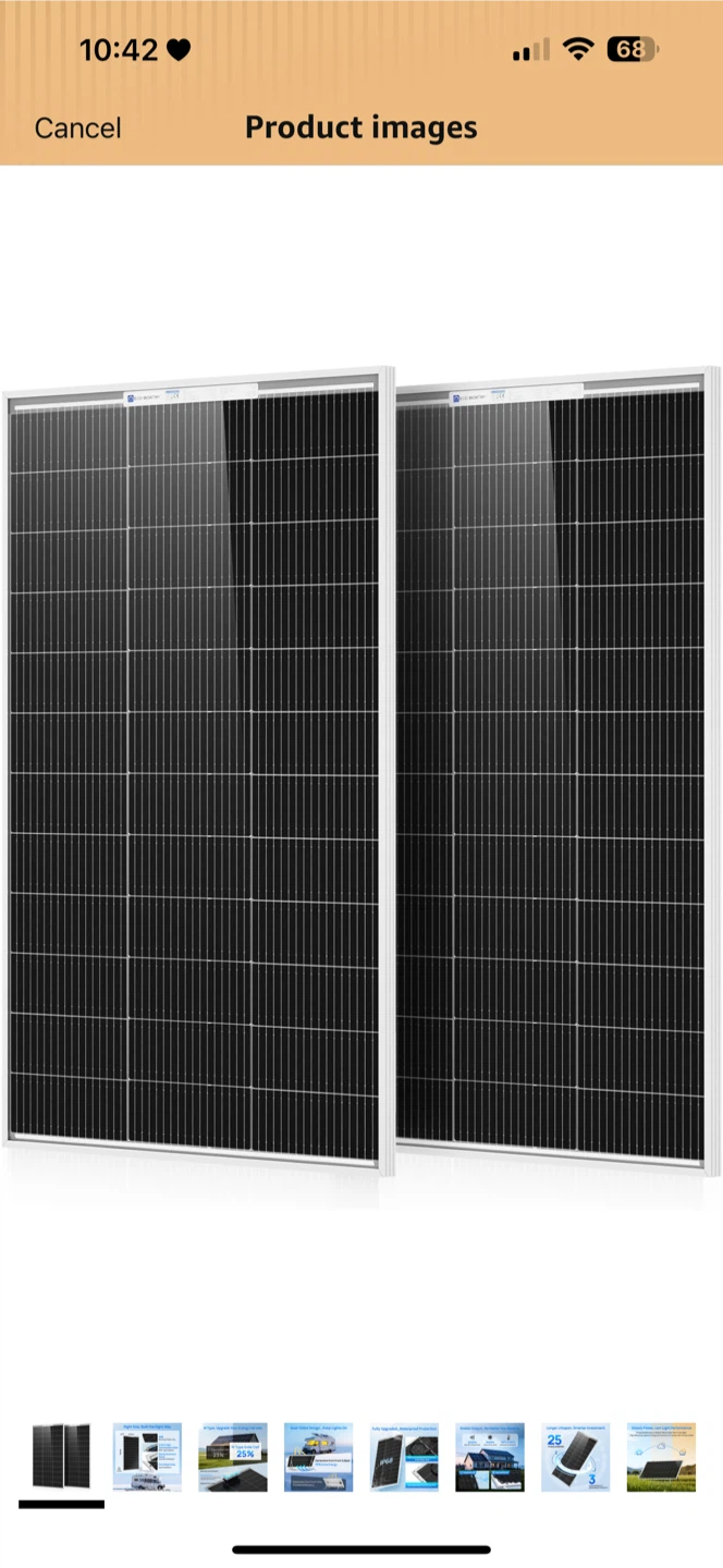 N-Type Solar Panel 100W 18V bifacial 2pcs